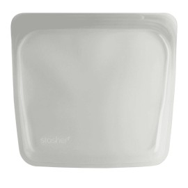 Stasher sac silicone moyen blanc