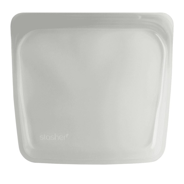 Stasher sac silicone moyen blanc