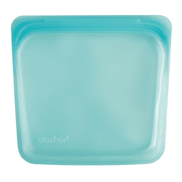 Stasher sac silicone moyen bleu