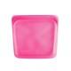 Stasher bolsa silicona mediana rosa