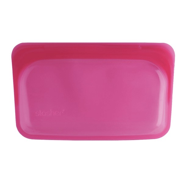 Stasher bolsa silicona pequeña rosa