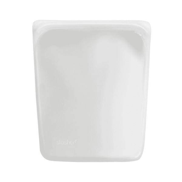 Stasher bolsa silicona grande blanca
