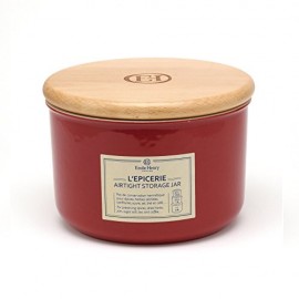 Pot hermetique 1 l. Emile Henry rouge