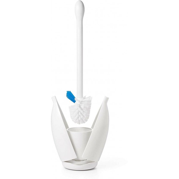 Porta escobillas con limpiador de rebordes