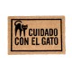 Felpudo "Cuidado con el gato"