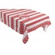 Mantel rojo 150 x 250 ( 8 servilletas)