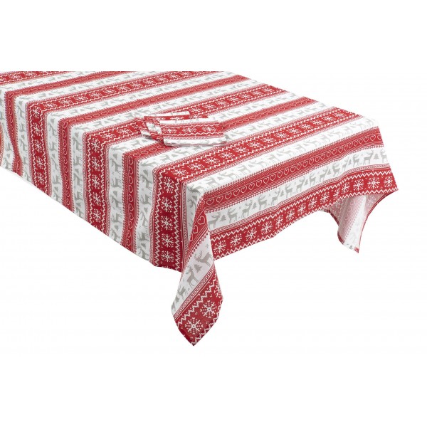 Nappe Nöel avec 8 serviettes