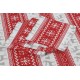 Mantel rojo 150 x 250 ( 8 servilletas)