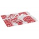 Mantel rojo 150 x 250 ( 8 servilletas)