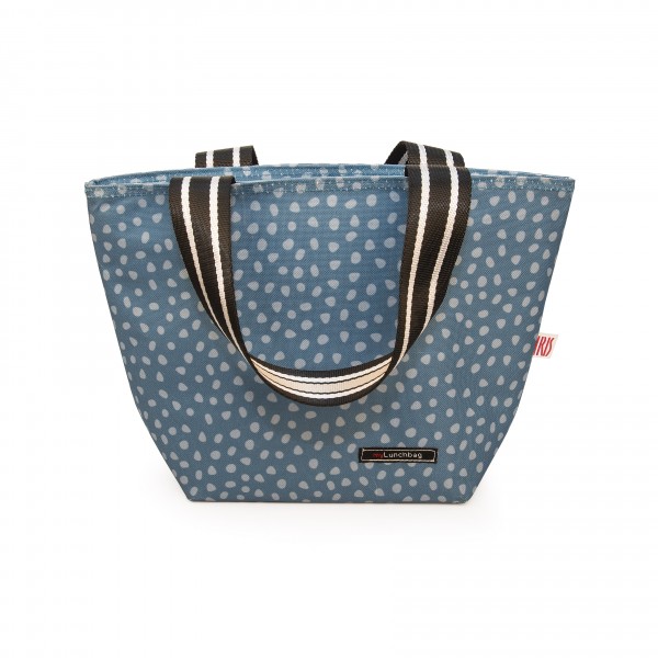 Bolsa merienda puntos azul Iris