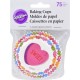 75 Caissettes en papier love