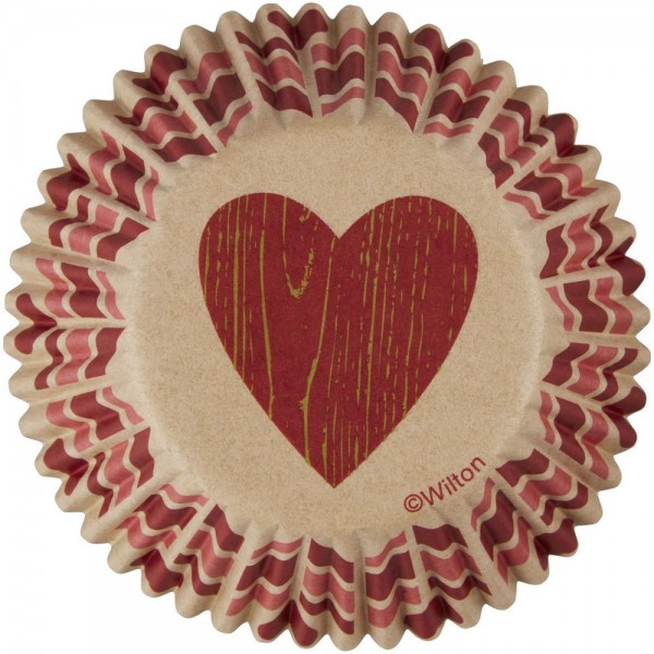 75 Caissettes en papier cuore