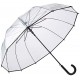 Parapluie transparent bord noire Smati