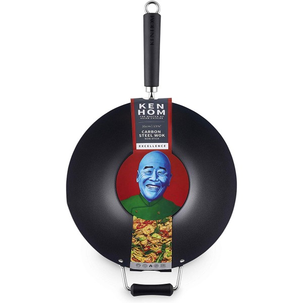 Wok Ken Hom 35 cm inducción antiadherente