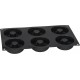 Molde de silicona para 6 donuts