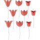 Bloomer tulipanes decoración pared
