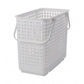 Cesta apilable grande c/asa 34x47x25cm