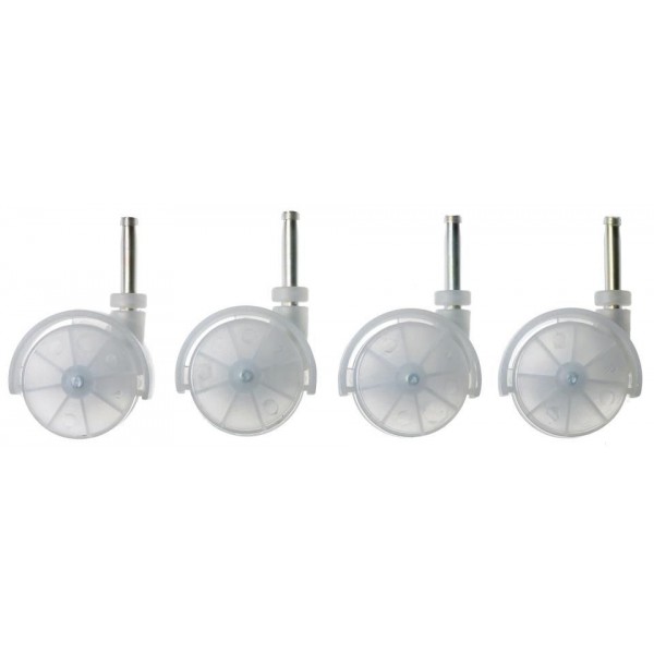 Set 4 ruedas c/bloqueo Closet system-Unicom