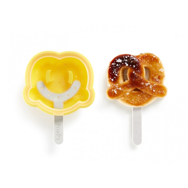 Molde para helado con forma de Pretzel