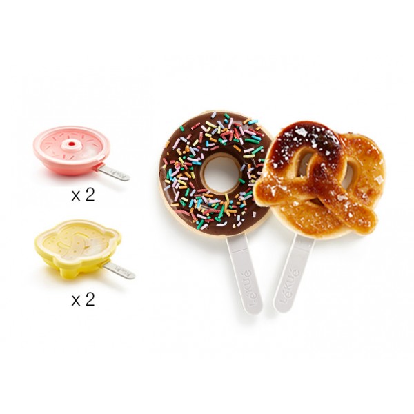 Donut & Pretzel helados (4 uds)