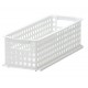 Cesta estrecha baja 18x46x13 cm- blanco