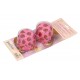 75 Caissettes en papier rose