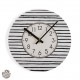 Horloge murale black line