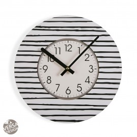 Reloj Pared black line