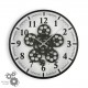 Reloj Pared maquinaria negro 36 cms.