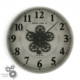 Reloj Pared maquinaria gris 50 cms.