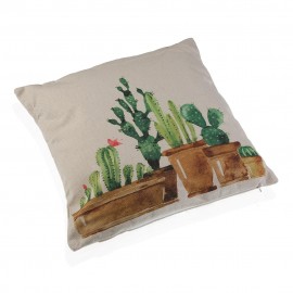 Cojín cuadrado cactus