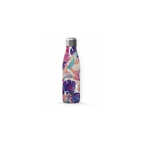 Botella i-total 500 ml. flores