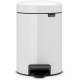 Cubo pedal 3l blanco newicon Brabantia