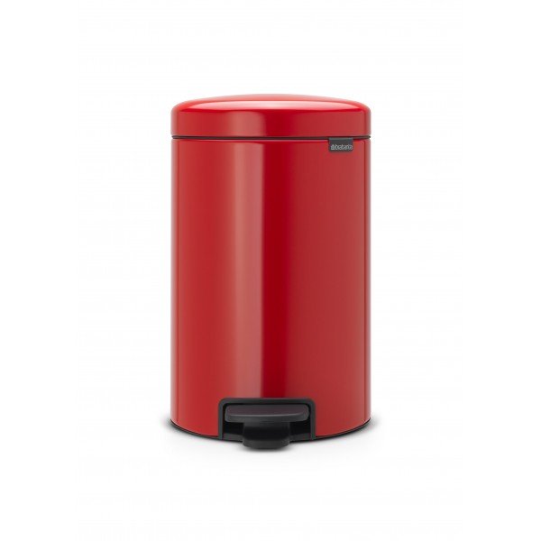 Cubo newicon pedal 12 l. rojo Brabantia
