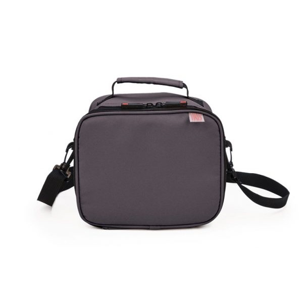 Lunch bag recicled gris + contenedor vidrio Iris