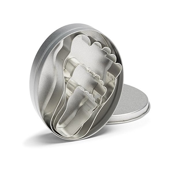 Caja moldes corta-galletas pies 3 pcs