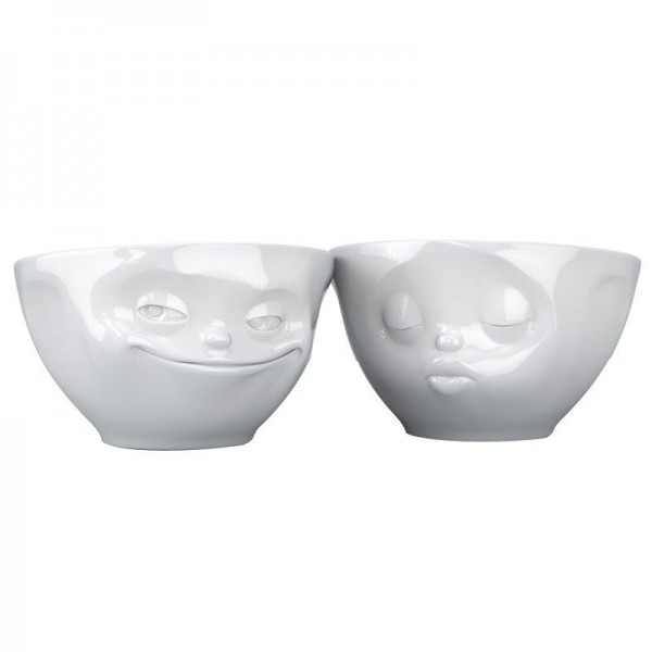 2 Bowls 200 ml. bisous & malin Tassen