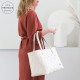 Bolso color match creme