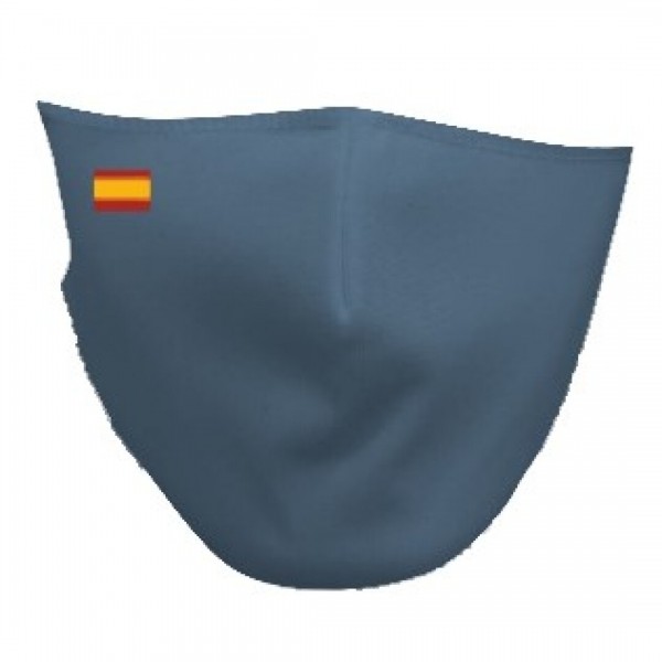 Mascarilla adulto azul bandera