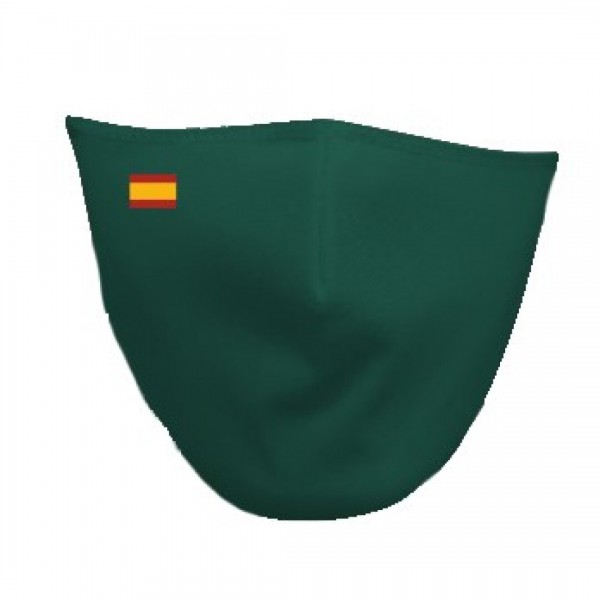 Mascarilla adulto verde bandera