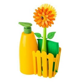 Set de fregadero valla naranja c/ dosificador