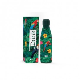 Botella i-total 500 ml. Tropical birds