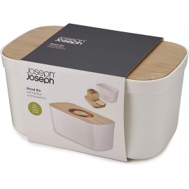 Panera con tapa de Bambú que sirve como tabla de cortar