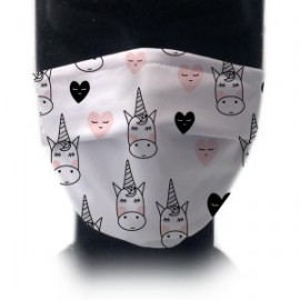 Masque higienique 3-6 annes licornes