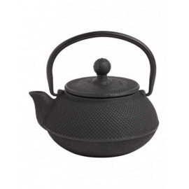 Théière en fer fondue noir