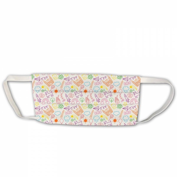 Mascarilla 6-12 años dibujos