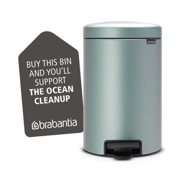 Cubo newicon pedal 12 l. metallic mint Brabantia