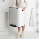Poubelle à pedale 2 x 30 l Brabantia