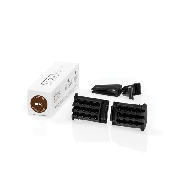 Recharge Ambienteur voiture Millefiori Icon Nero