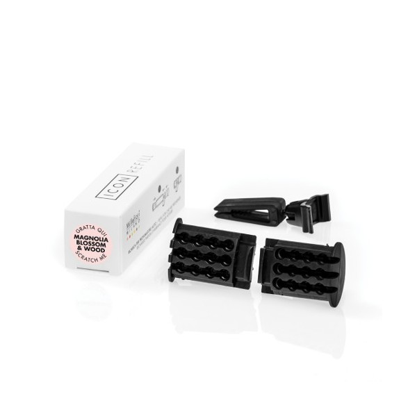 Recharge Ambienteur voiture Millefiori Icon Magnolia